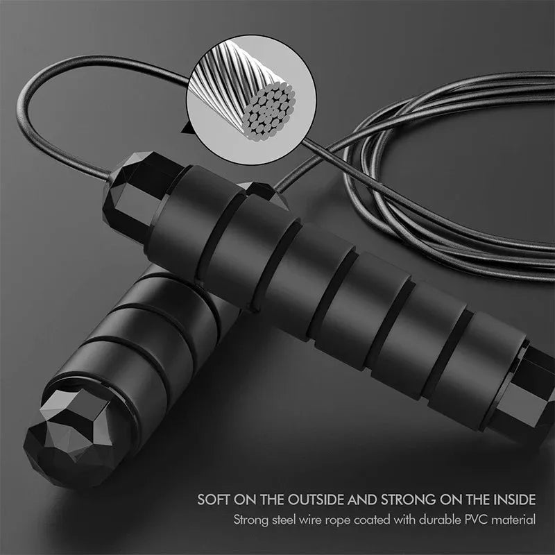 Adjustable Jump Rope With Ball Bearings