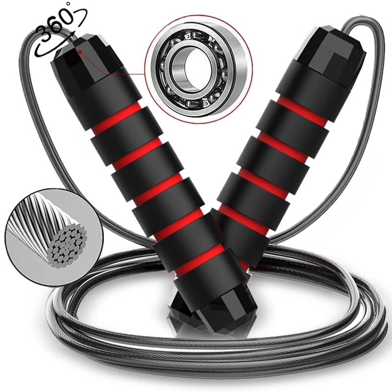 Adjustable Jump Rope With Ball Bearings